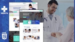 Medvita Multipurpose Medical Clinic HTML5 Template Website Template