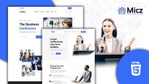 Micz Responsive Conference and Events HTML5 Template Website Template