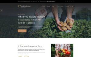 Шаблон Joomla Mike's Farm - Food Responsive Simple Joomla Template