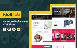 Multilab Consulting Business Html Theme Website Template