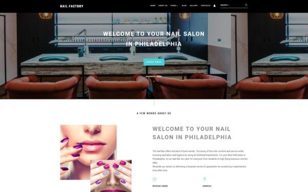 Шаблон Joomla Nail Bar - Attractive Nail Salon Joomla Template