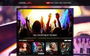 Night Club Joomla Template Night Club Joomla Template