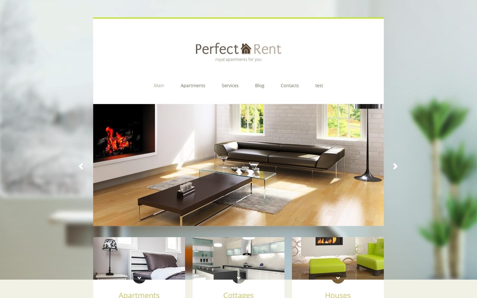 Шаблон Joomla Perfect Rent - Real Estate Multipage Modern Joomla Template