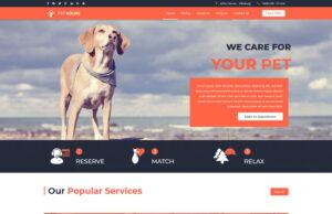 Шаблон Joomla Pet House - Pet Care Service Free Joomla 4 Template Joomla Template