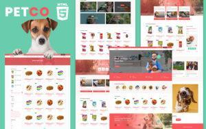 Petco | Pet and animal Shop Website Template