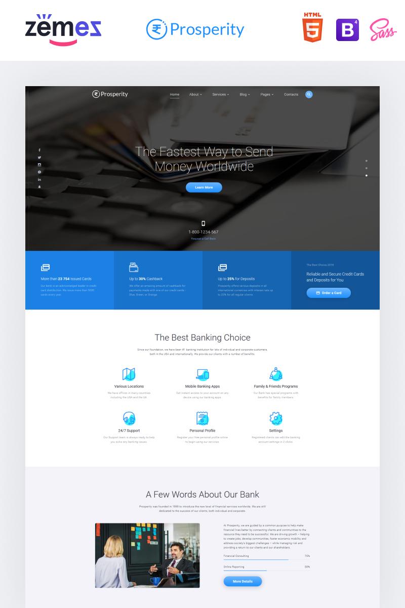 Prosperity - Banking Multipage HTML5 Website Template