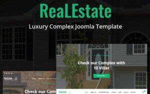 Шаблон Joomla ReaLEstate - Luxury Complex Joomla 4 Template Joomla Template