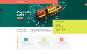 Шаблон Joomla Red Rocket - Primary School Joomla Template