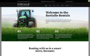 Шаблон Joomla Rentallo - Farm Equipment Joomla Template