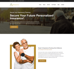Retirement Planning HTML5 Template Website Template