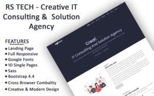 RS Tech - Creative IT Consulting and Business Agency Bootstrap HTML5 Template Website Template