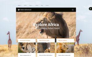 Шаблон Joomla Safari Adventure Joomla Template