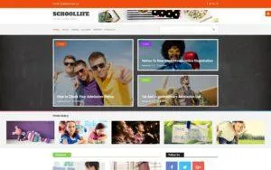 School Blog Joomla Template School Blog Joomla Template