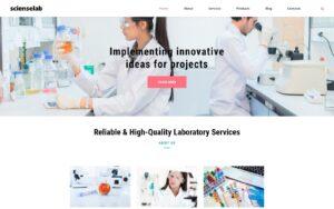 Шаблон Joomla Scienselab - Science Lab Clean Joomla Template