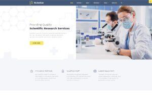 Шаблон Joomla Scientar - Science Lab Multipage Joomla Template