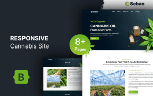 Seban - Cannabis and Medical Marijuana, CBD Oil Shop HTML5 Website Template