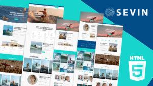 Sevin Surfing & Water Sports HTML5 Website Template