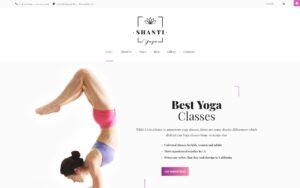 Шаблон Joomla Shanti - Yoga Classes Responsive Joomla Template