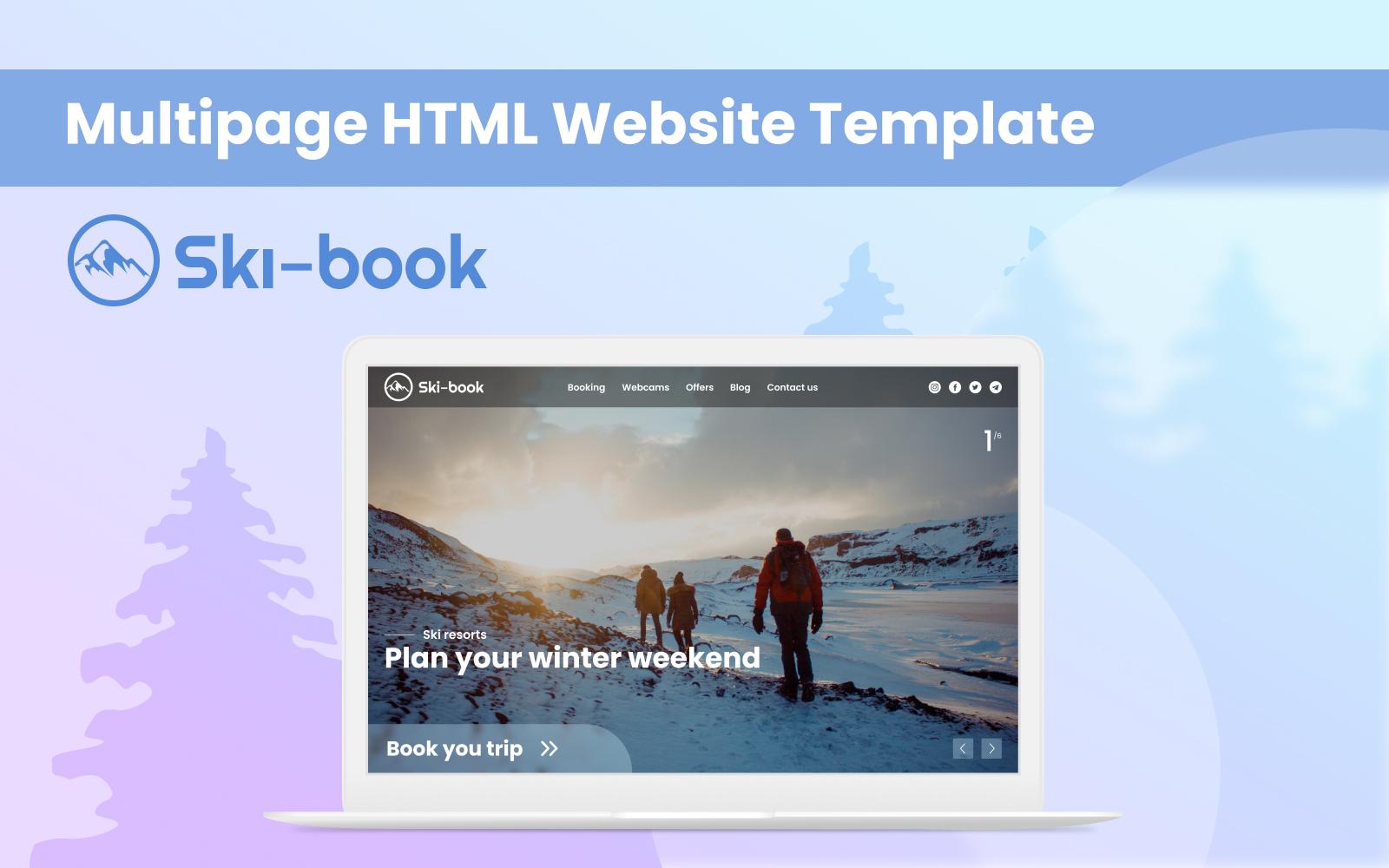 Ski-book — Ski Multipurpose HTML Website Template