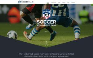 Шаблон Joomla Soccer - Soccer Club Responsive Joomla Template
