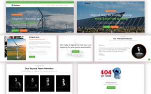 SolarWind – Solar Energy And Wind HTML5 Template Website Template