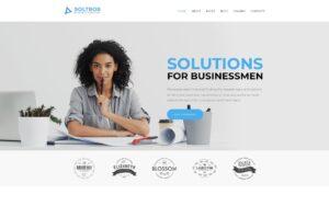 Шаблон Joomla Soltros - Business Services Joomla Template