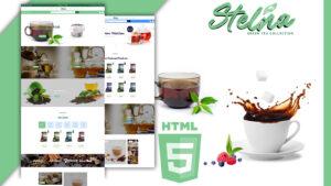 Stelna Tea Salon and Herbs Shop HTML5 Template Website Template