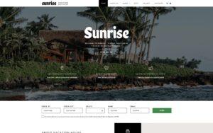 Шаблон Joomla Sunrise - Vacation House Joomla Template