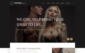 Шаблон Joomla Tattoo Salon Joomla Template