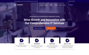 TechNetify- Great IT Solution HTML5 Template Website Template