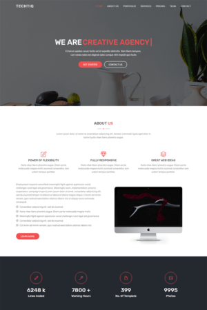 Techtiq - Responsive Multipurpose Website Template