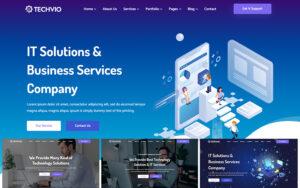 Techvio - IT Solutions & Business Services Website Template