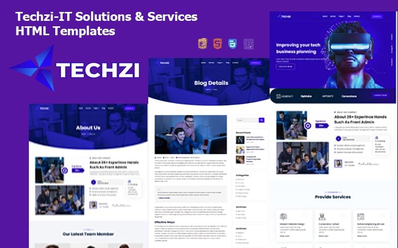 Techzi-IT Solutions & Services Template Website Template