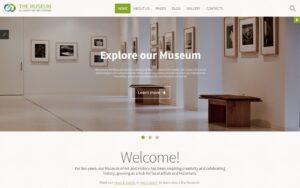 Шаблон Joomla The Museum - Art & History Museum Responsive Joomla Template