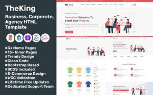 TheKing - Multipurpose Business, Corporate, Agency HTML Template Website Template