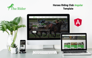 TheRider- Horses Riding Club Angular Template Website Template