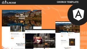 Tilakam church and Non-profit Angular Template Website Template
