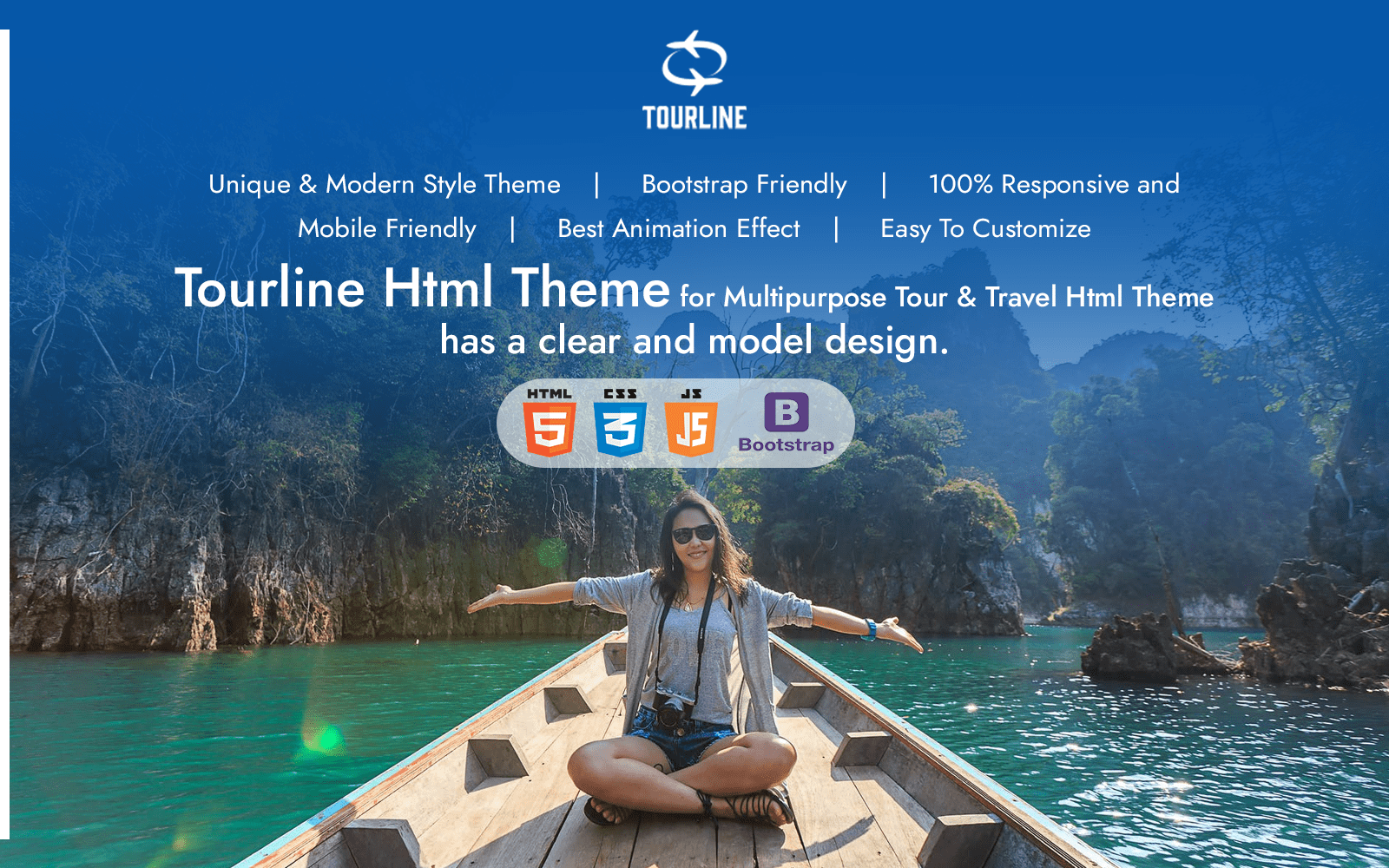 Tourline Tour and Travel HTML Template Website Template