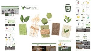 Vaturis Handmade Soap & Cosmetics Beauty HTML5 Website Template