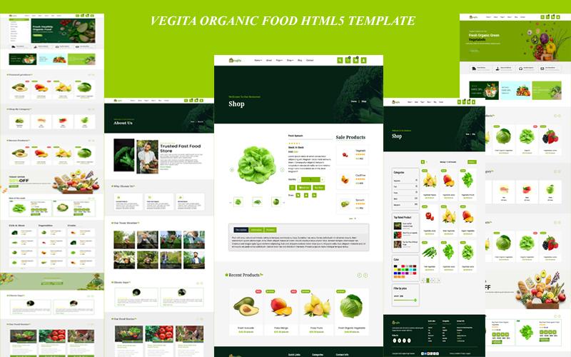 Vegita Organic Food Html5 Template Website Template