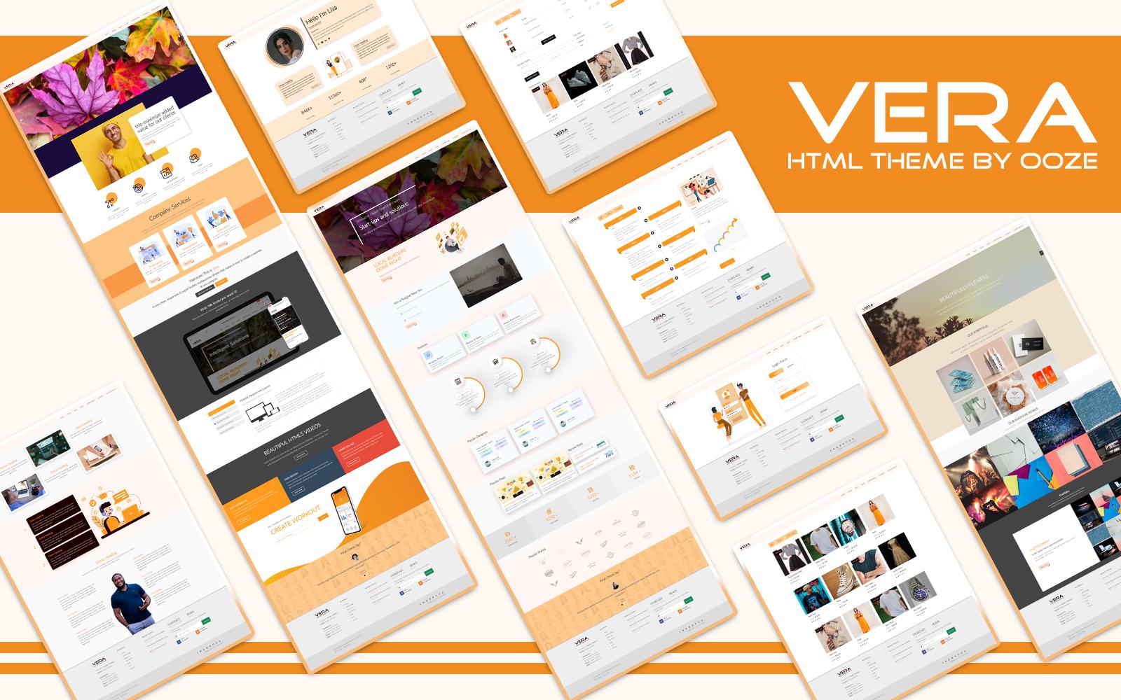 Vera HTML Multi-Purpose Theme Website template Website Template