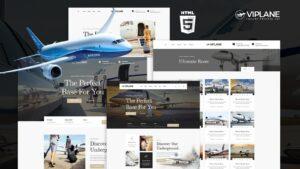 Viplane Luxury Private Airlines HTML5 Website Template