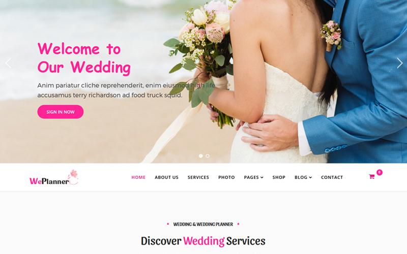 Шаблон Joomla Wedding & Wedding Planner Joomla 4 template Joomla Template