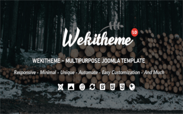 Шаблон Joomla WEKITHEME - Multi-Purpose Joomla Template
