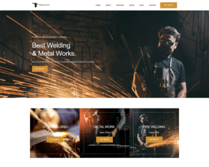 Welding and Iron HTML Template Website Template