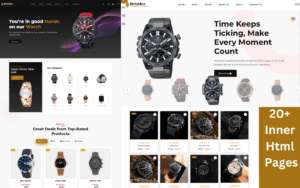 WristArc - Premium watch E-commerce HTML Template Website Template