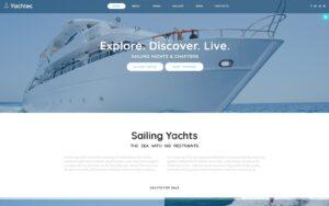 Шаблон Joomla YachTec - Sailing Yachts & Charters Responsive Joomla Template