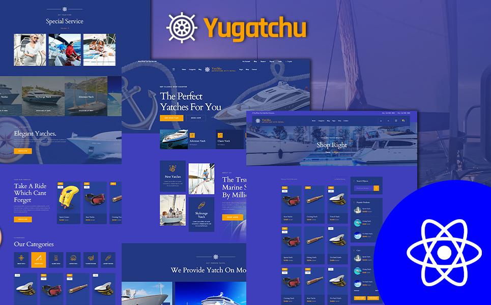 Yugatchu Yacht Charter React JS Template Website Template
