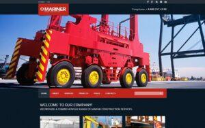 Mariner - Construction Company Clean Responsive HTML Website Template