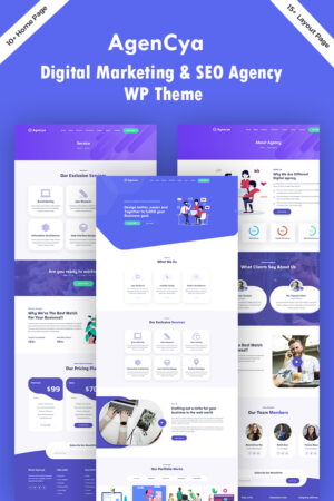 Agencya - Digital Marketing & SEO Agency WordPress Theme